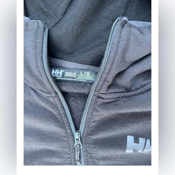 Men’s Large Helly Hansen Full Zip Hooded Jacket - Picture 2 of 2